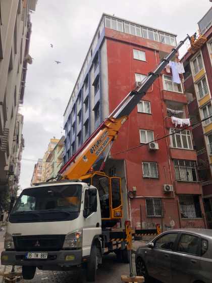 İstanbul Sepetli Vinç Çalışması - 4